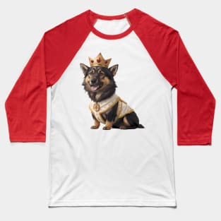 Puppy King's Majesty Baseball T-Shirt